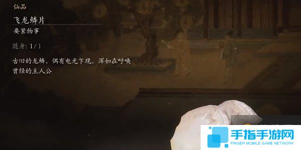 黑神话悟空飞龙鳞片怎么获得的 黑神话悟空飞龙鳞片获取攻略