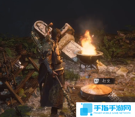 黑神话悟空盘丝岭中层幽阴树下打坐蒲团寻找路线
