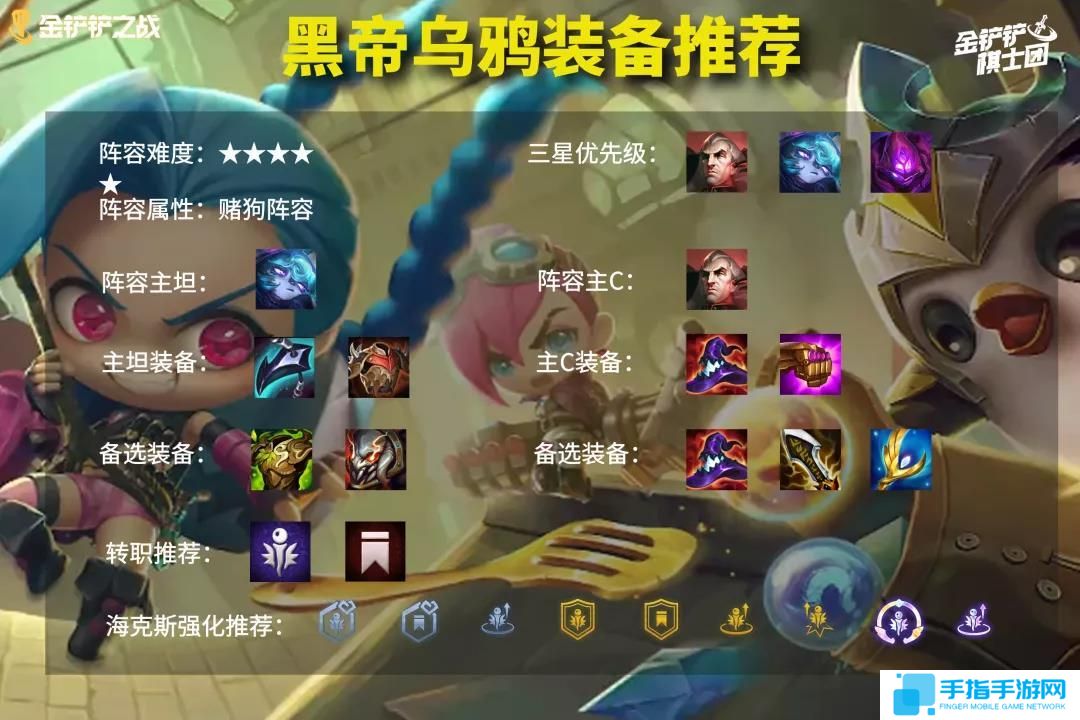 《金铲铲之战》帝国乌鸦装备怎么搭配帝国乌鸦装备搭配攻略2
