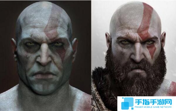 《战神4》奎爷刮了胡子什么样子？ 网友:完全是两个人