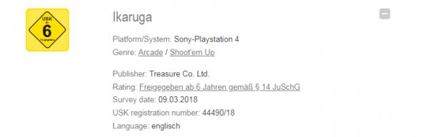 弹幕射击神作回归？《斑鸠》或将登陆PS4平台