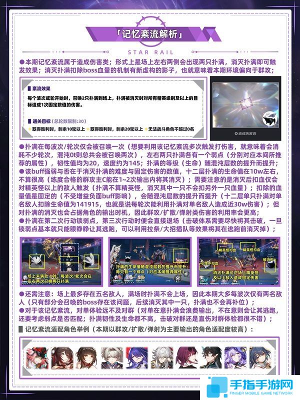 《崩坏星穹铁道》混沌回忆通关攻略混沌回忆通关一图流4