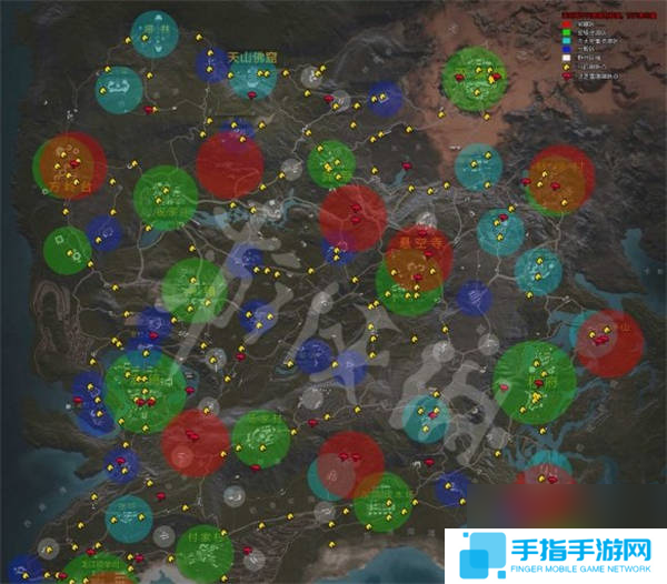 武侠乂手游地图资源分布图 武侠乂手游地图资源刷新点介绍