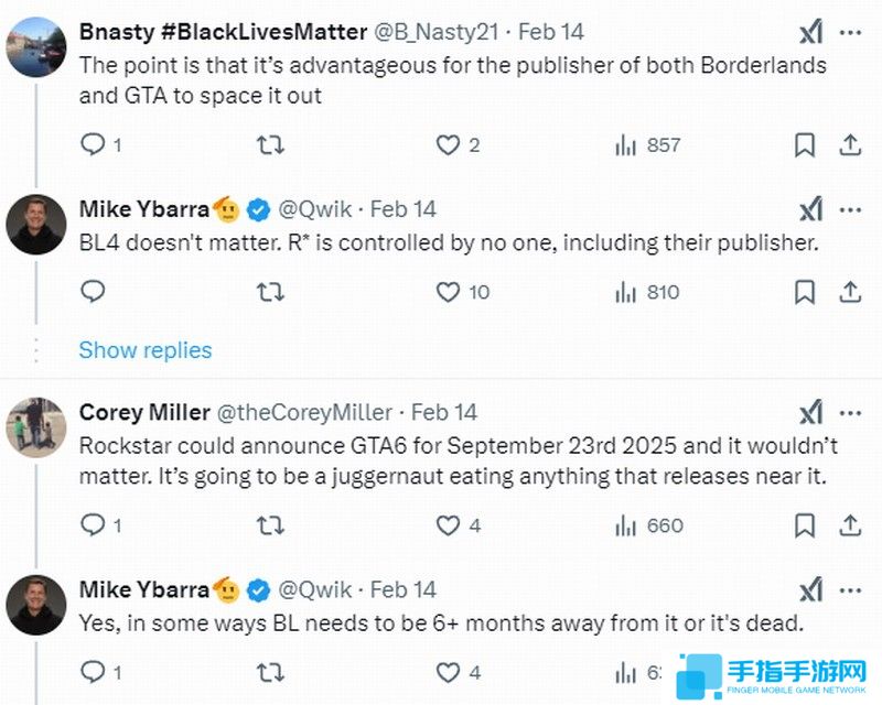 暴雪前总裁称《GTA6》是王者 其他游戏会主动避开