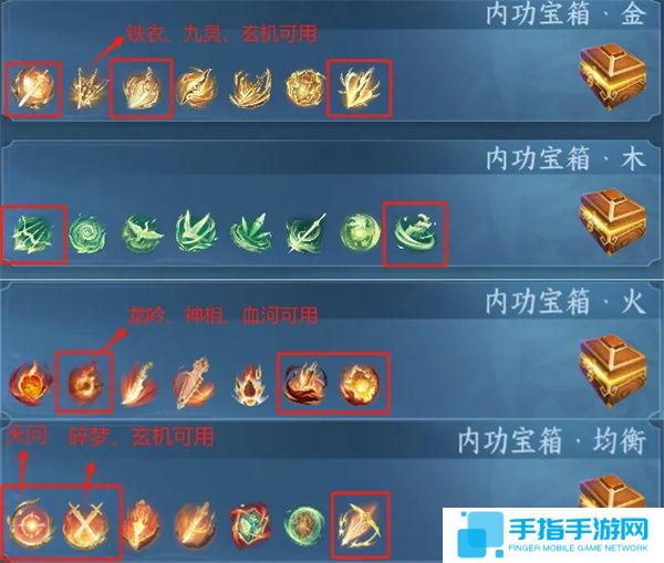 《逆水寒手游》转元凝丹适用内功筛选方法2
