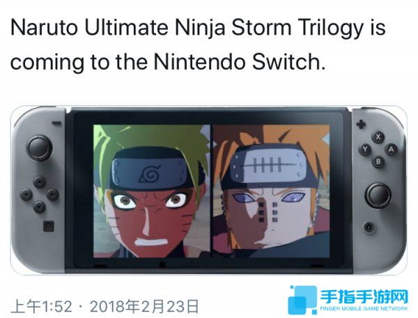 《火影忍者：究极忍者风暴》系列确认将登陆Switch平台!_全球新游