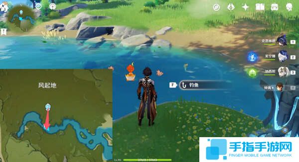《原神》蒙德钓鱼位置分布情况蒙德钓鱼八处分布情况攻略9