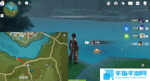 《原神》蒙德钓鱼位置分布情况蒙德钓鱼八处分布情况攻略11