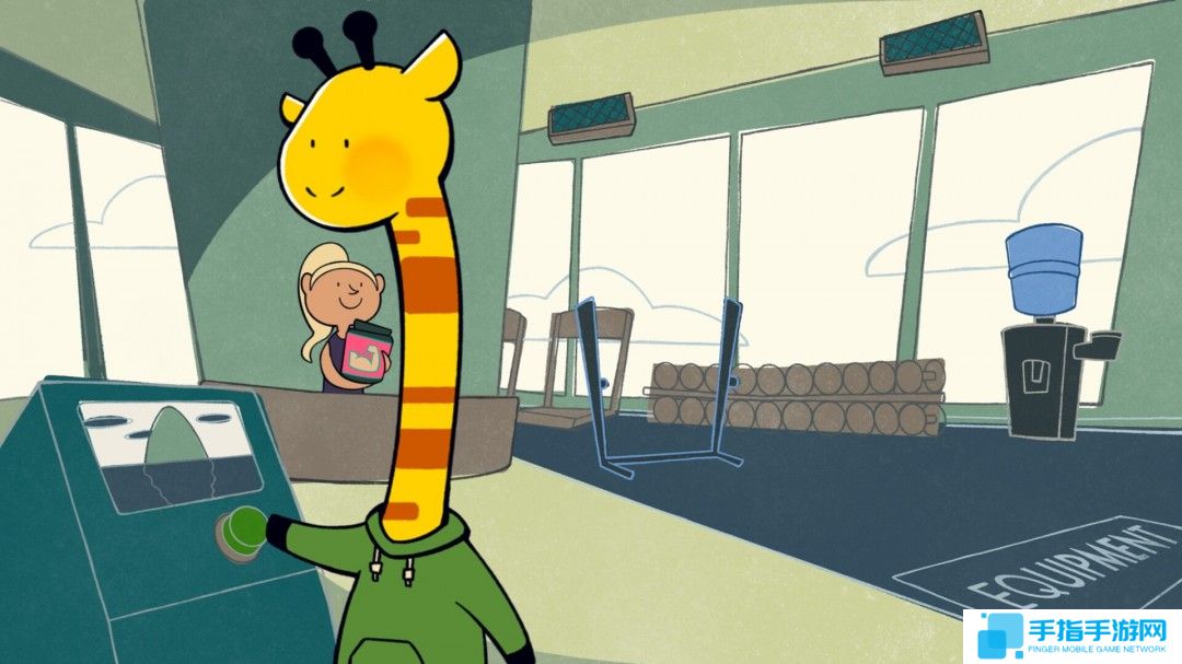 指向点击类休闲趣味解谜游戏《不爱社交的长颈鹿的一周》现已推出试玩Demo