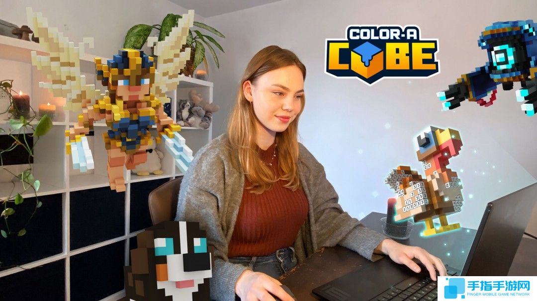 像素风3D休闲涂色游戏《彩色立方体》现已在Steam平台推出试玩Demo
