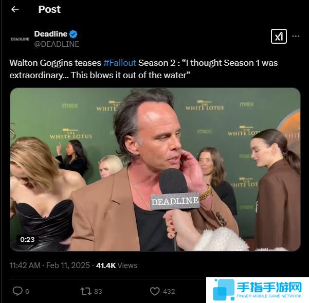 《辐射》真人剧尸鬼演员聊第二季 将比精彩的第一季更加完美