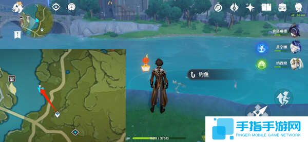 《原神》蒙德钓鱼位置分布情况蒙德钓鱼八处分布情况攻略7