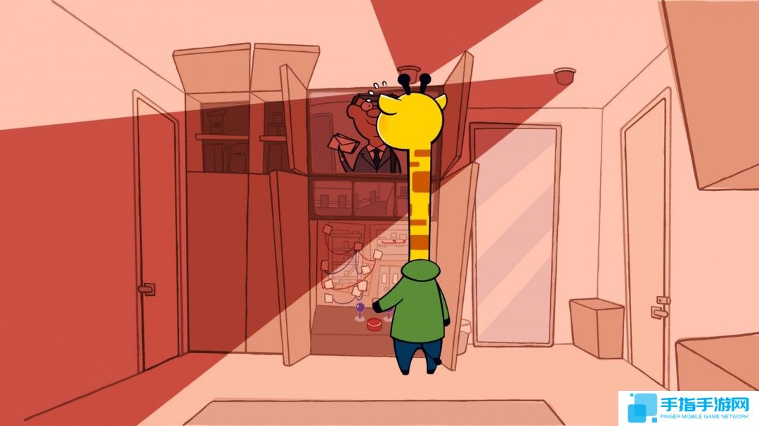 指向点击类休闲趣味解谜游戏《不爱社交的长颈鹿的一周》现已推出试玩Demo