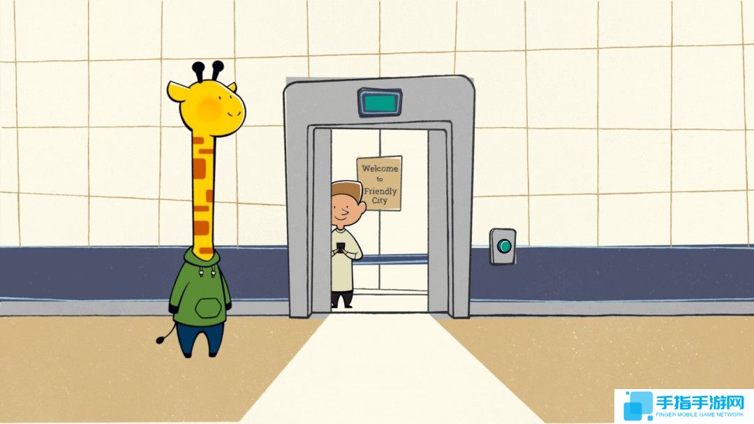 指向点击类休闲趣味解谜游戏《不爱社交的长颈鹿的一周》现已推出试玩Demo