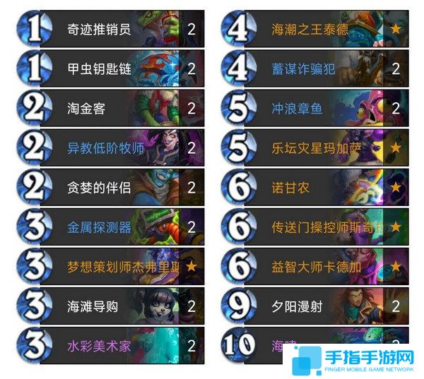 《炉石传说》新手**术卡组构筑方案2