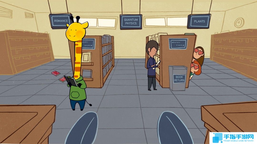 指向点击类休闲趣味解谜游戏《不爱社交的长颈鹿的一周》现已推出试玩Demo