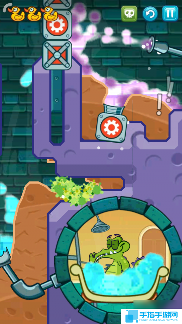 鳄鱼小顽皮爱洗澡第三章第六关 鳄鱼小顽皮爱洗澡第三章第六关通关攻略