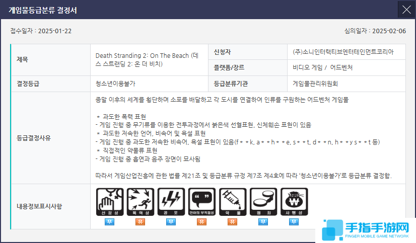 《死亡搁浅2》离发售不远了 已经在韩国通过分级