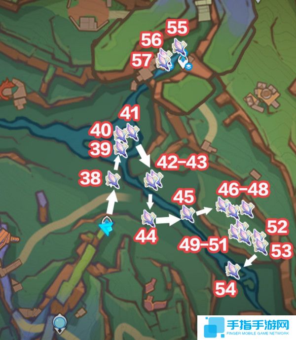 《原神》微光角菌材料最高效采集路线一览4
