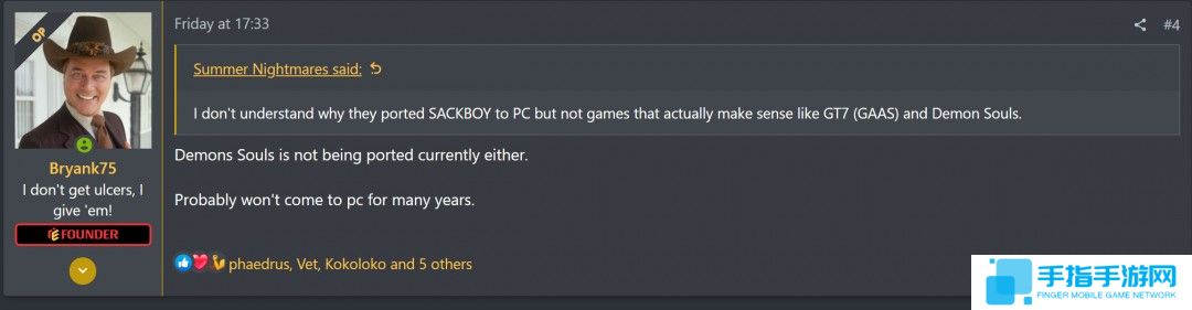 传《GT赛车7》PC版被取消 《恶魔之魂》不会登PC