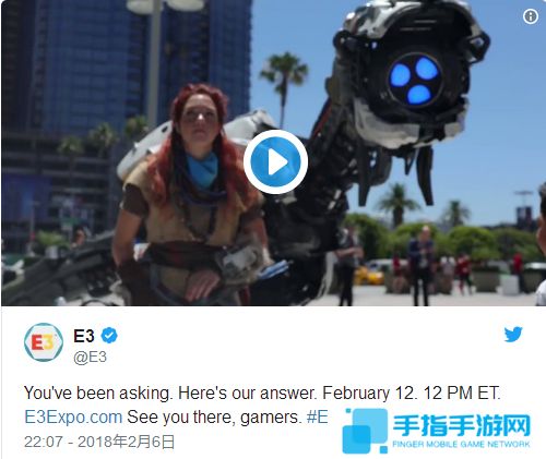 2018 E3门票2月12日开售 《金刚骷髅岛》导演担任环节策划_全球新游