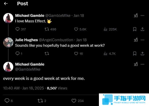 《质量效应5》总监暗示游戏正常开发 并未受工作室关闭传言影响