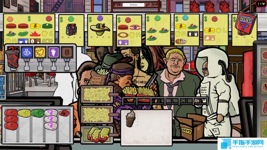休闲点击向街机冒险游戏《毁灭者汉堡》现已上线Steam平台