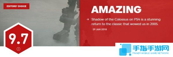 《旺达与巨像 重制版》媒体评分解禁 一致好评