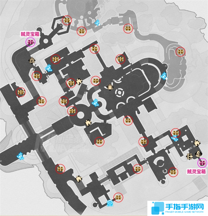 崩坏星穹铁道3.0永恒圣城奥赫玛宝箱位置全收集图二