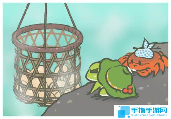 《旅行青蛙》中的佛系哲理 呱儿子给的明信片看懂了吗?