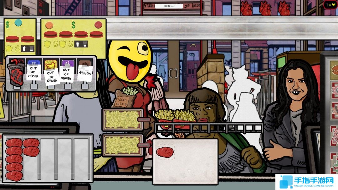 休闲点击向街机冒险游戏《毁灭者汉堡》现已上线Steam平台