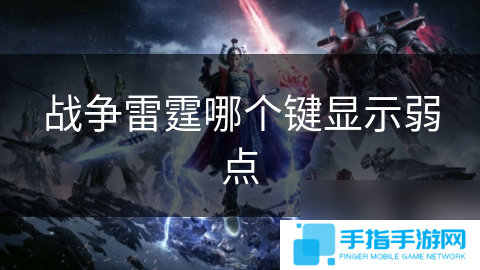 战争雷霆哪个键显示弱点