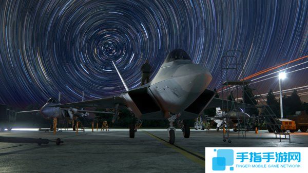 星轨下整装待发《皇牌空战7：未知天空》F-22霸气截图