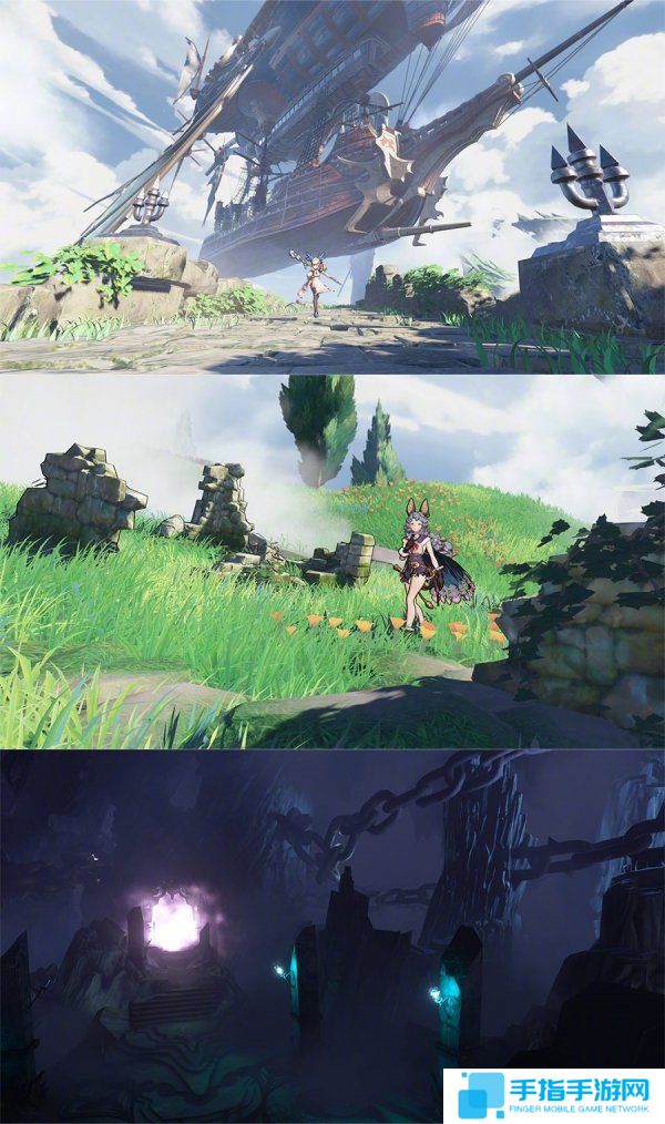 PS4游戏《碧蓝幻想》画面曝光 风景美不胜收