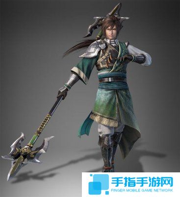 《真三国无双8》姜维人设曝光 身穿绿袍手拿两刃枪