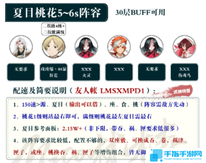 阴阳师夏目最强爬塔阵容搭配攻略图二