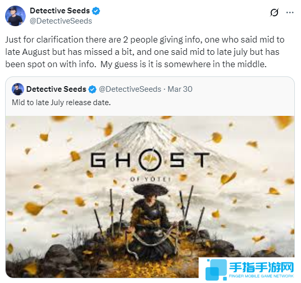曝《羊蹄山之魂》将于今年7月发售 期待这游戏吗？