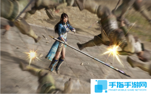 《真三国无双8》武将截图 辛宪英手拿大刀英姿飒爽