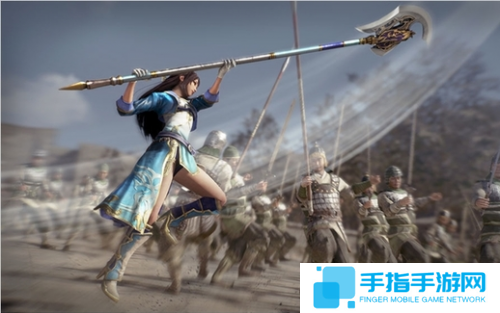 《真三国无双8》武将截图 辛宪英手拿大刀英姿飒爽