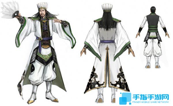 白帽羽扇八卦 《真三国无双8》诸葛亮人设公布_全球新游