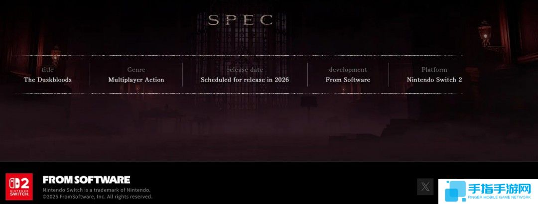 PC版有戏？《黄昏血族》版权为FromSoftware所有
