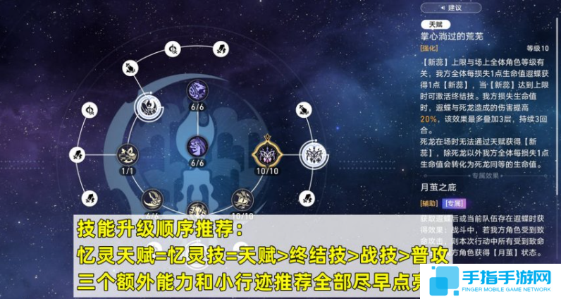 崩坏星穹铁道遐蝶行迹怎么加点