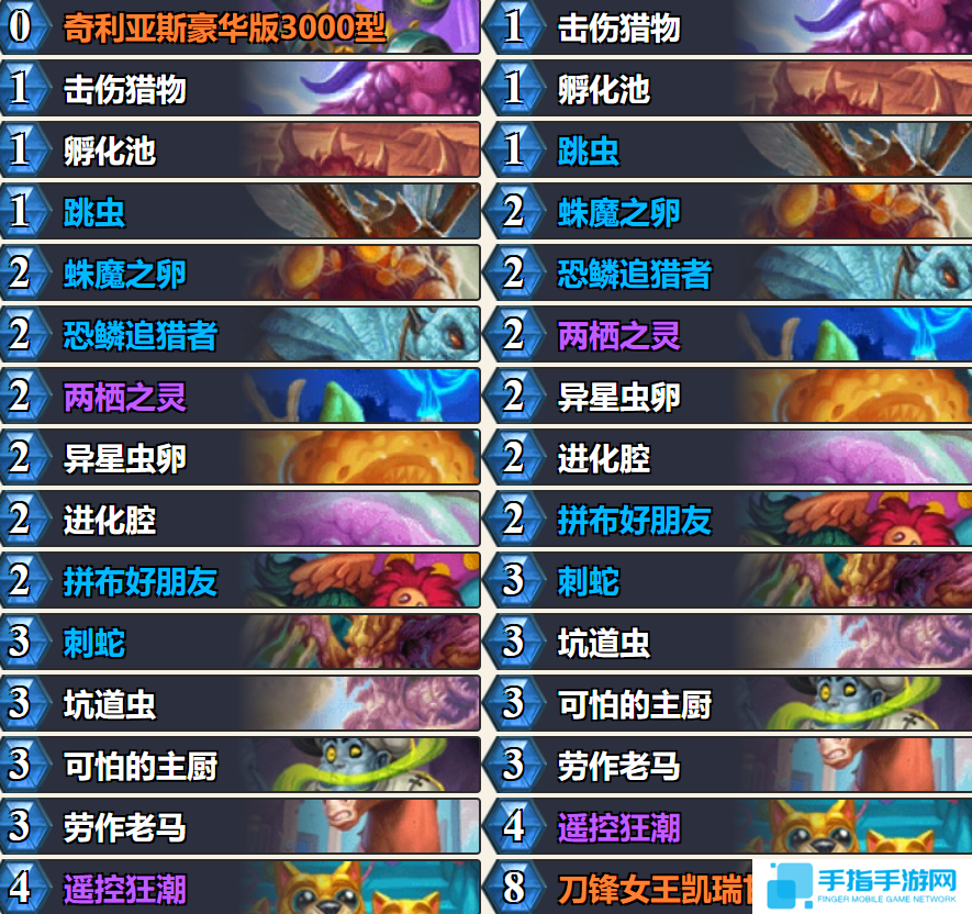 炉石传说标准快攻蛋猎卡组怎么搭配 炉石传说标准快攻蛋猎推荐4月