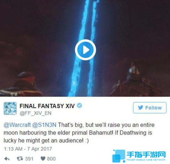 WOW和FF14官方推特疯狂互怼 引一众大佬围观