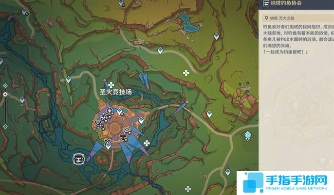 原神纳塔钓鱼点位置地图图九