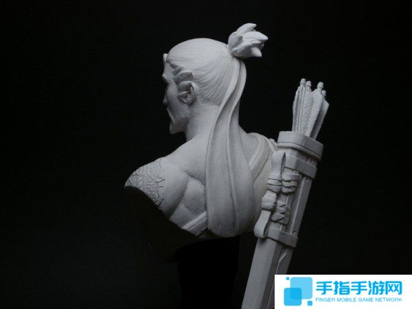 巧夺天工 达人打造《守望先锋》岛田兄弟半身石雕