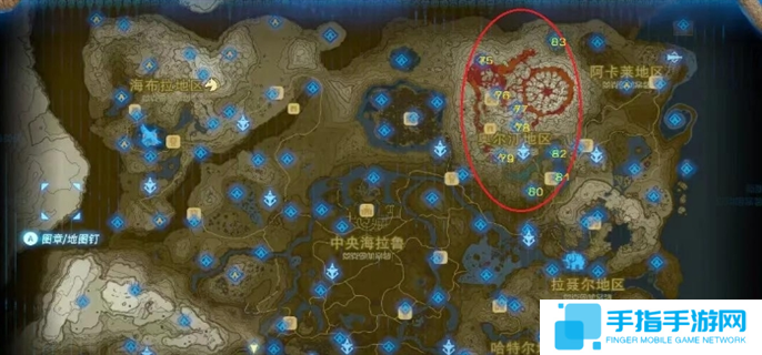 塞尔达传说荒野之息全神庙地图位置大全图八